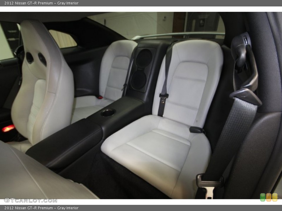 Gray Interior Rear Seat for the 2012 Nissan GT-R Premium #65852070