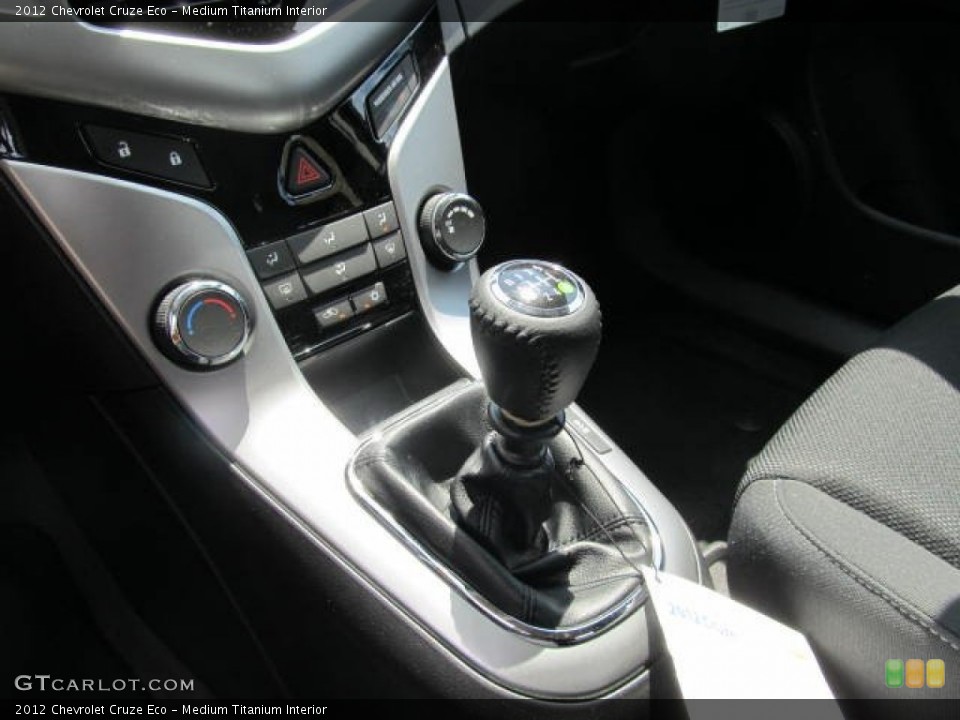 Medium Titanium Interior Transmission for the 2012 Chevrolet Cruze Eco #65853921