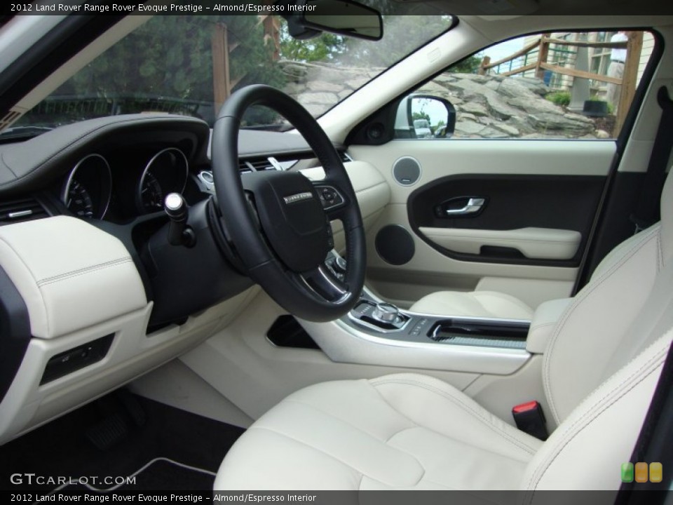 Almond/Espresso Interior Photo for the 2012 Land Rover Range Rover Evoque Prestige #65854836
