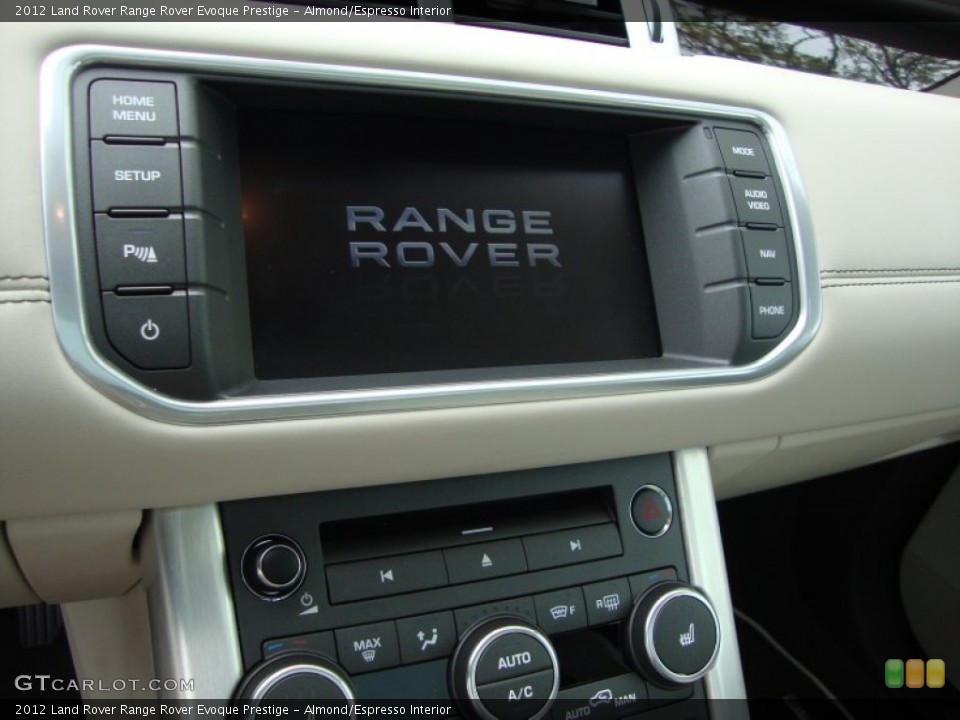Almond/Espresso Interior Controls for the 2012 Land Rover Range Rover Evoque Prestige #65854932