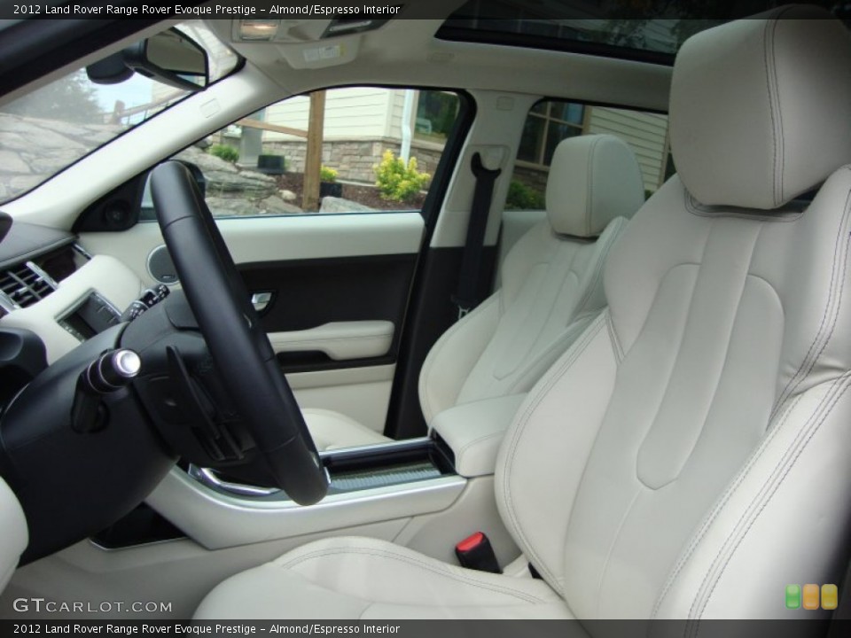 Almond/Espresso Interior Photo for the 2012 Land Rover Range Rover Evoque Prestige #65855085