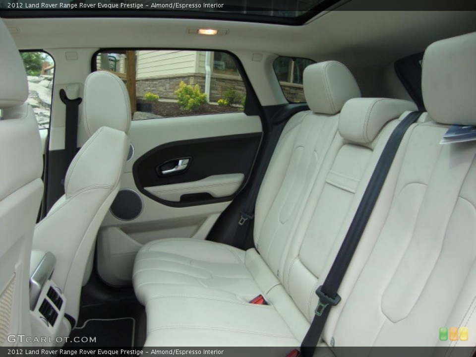 Almond/Espresso Interior Rear Seat for the 2012 Land Rover Range Rover Evoque Prestige #65855151