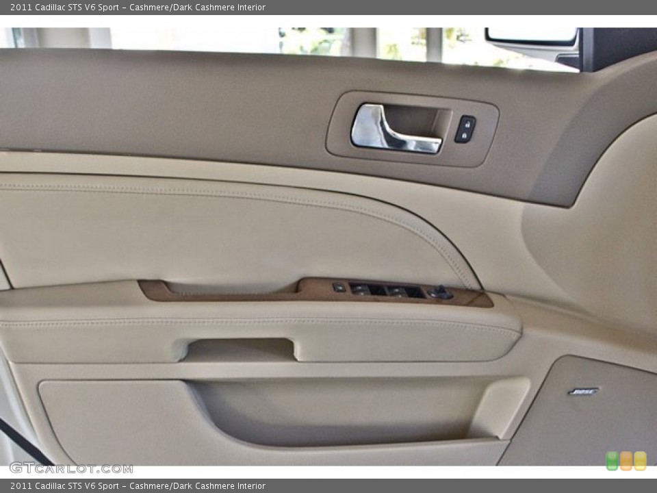 Cashmere/Dark Cashmere Interior Door Panel for the 2011 Cadillac STS V6 Sport #65857503