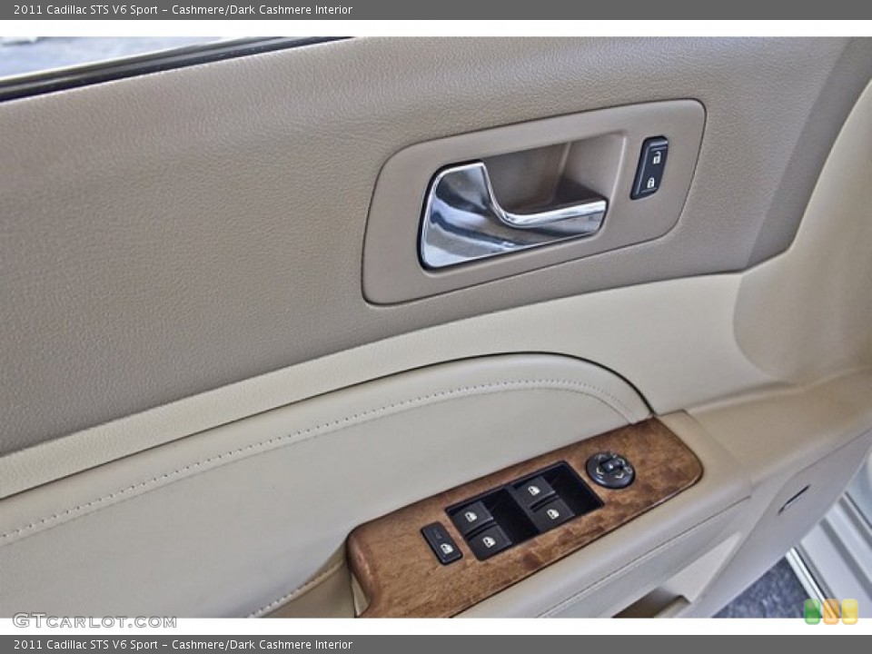 Cashmere/Dark Cashmere Interior Controls for the 2011 Cadillac STS V6 Sport #65857509