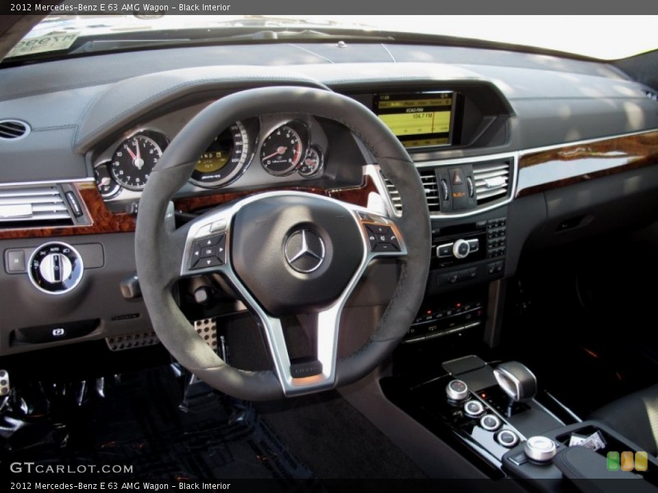 Black Interior Dashboard for the 2012 Mercedes-Benz E 63 AMG Wagon #65858616