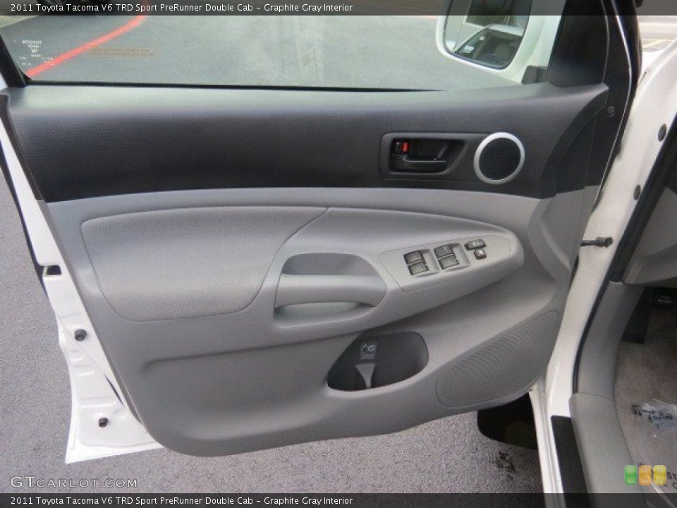 Graphite Gray Interior Door Panel for the 2011 Toyota Tacoma V6 TRD Sport PreRunner Double Cab #65859266