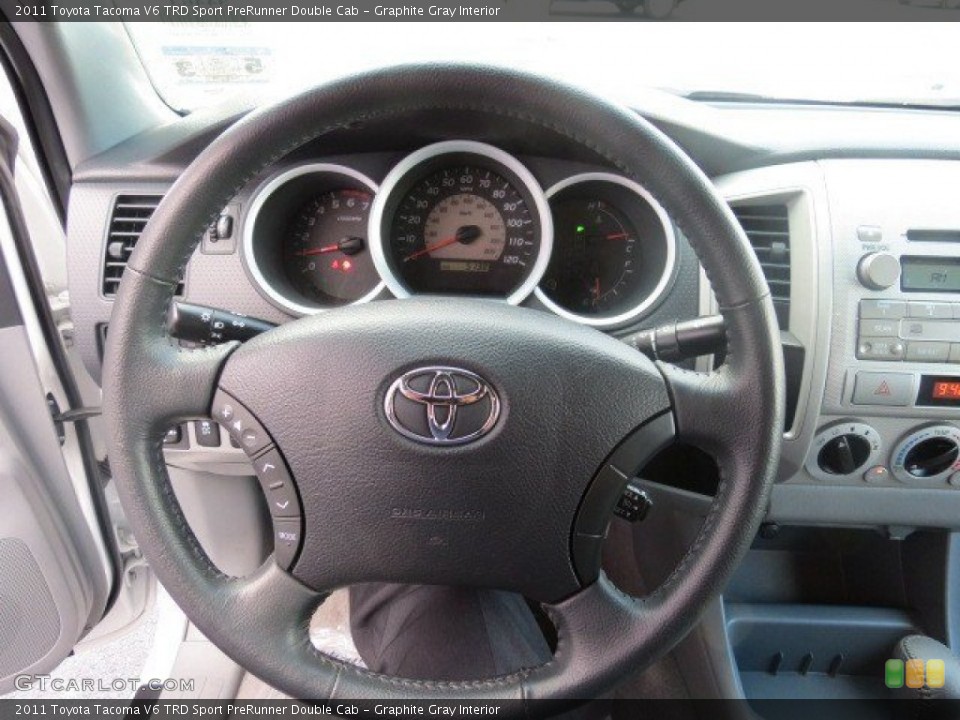 Graphite Gray Interior Steering Wheel for the 2011 Toyota Tacoma V6 TRD Sport PreRunner Double Cab #65859333