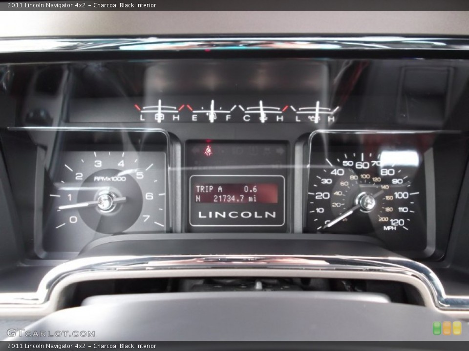 Charcoal Black Interior Gauges for the 2011 Lincoln Navigator 4x2 #65860656