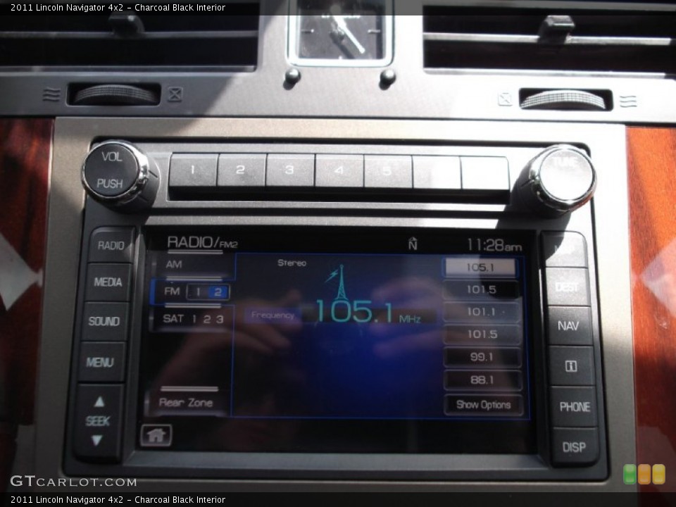 Charcoal Black Interior Controls for the 2011 Lincoln Navigator 4x2 #65860680