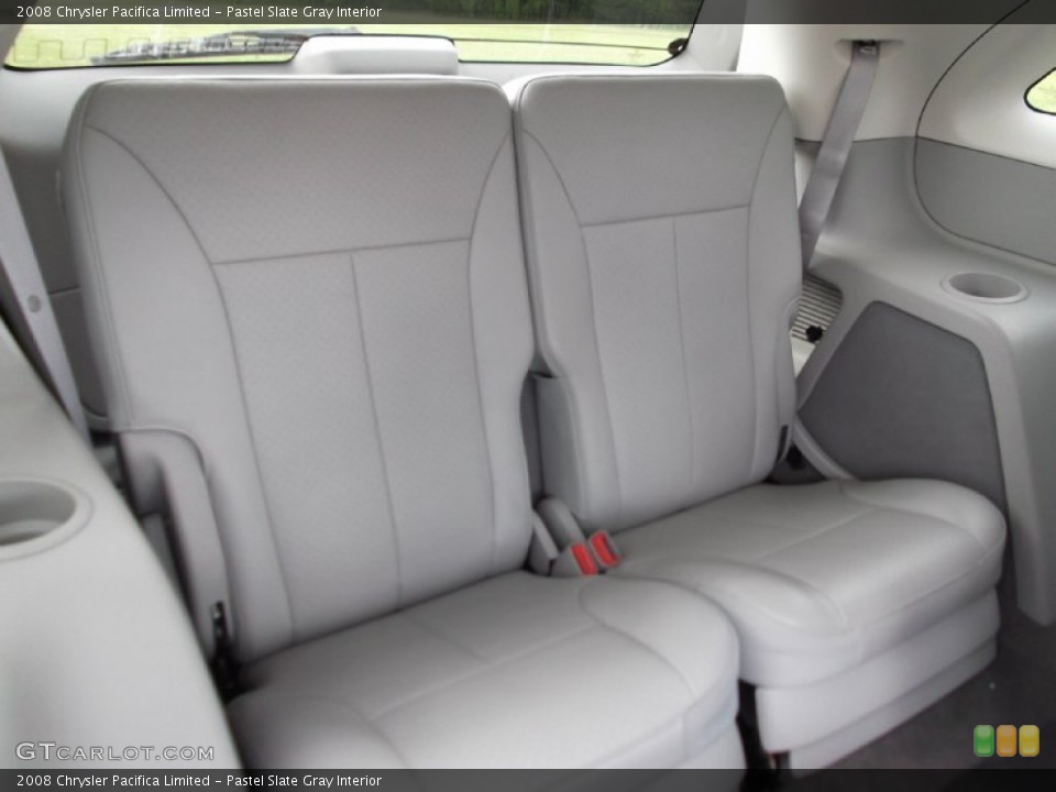 Pastel Slate Gray Interior Rear Seat for the 2008 Chrysler Pacifica Limited #65861763