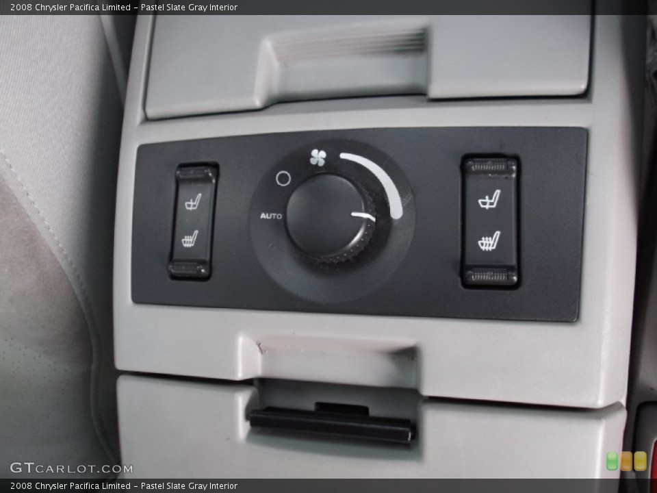 Pastel Slate Gray Interior Controls for the 2008 Chrysler Pacifica Limited #65861772