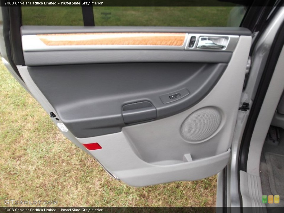 Pastel Slate Gray Interior Door Panel for the 2008 Chrysler Pacifica Limited #65861808