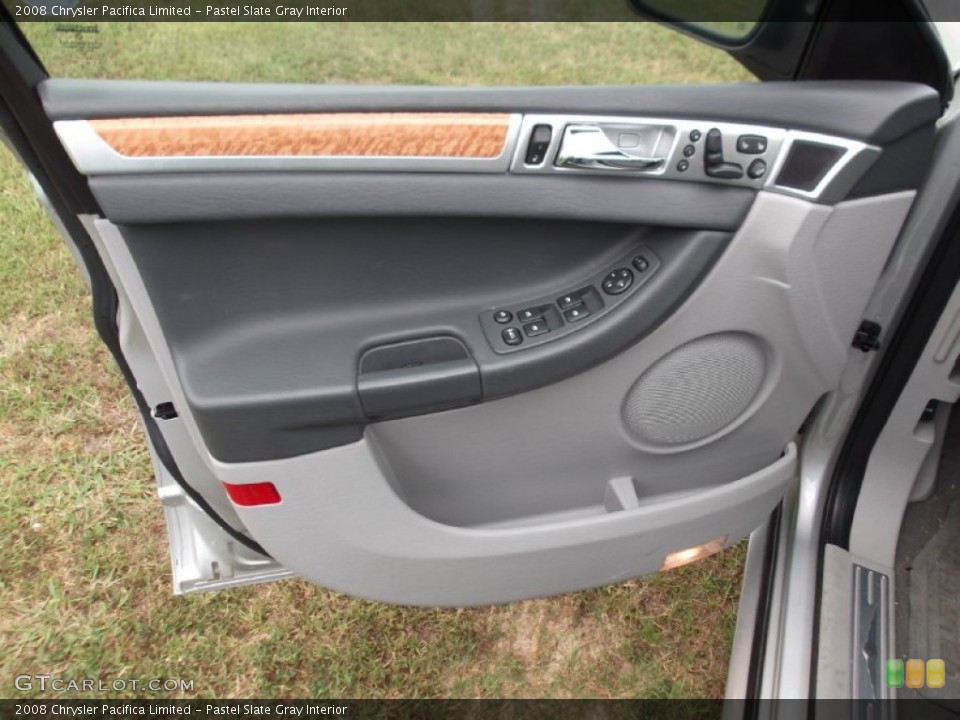 Pastel Slate Gray Interior Door Panel for the 2008 Chrysler Pacifica Limited #65861826