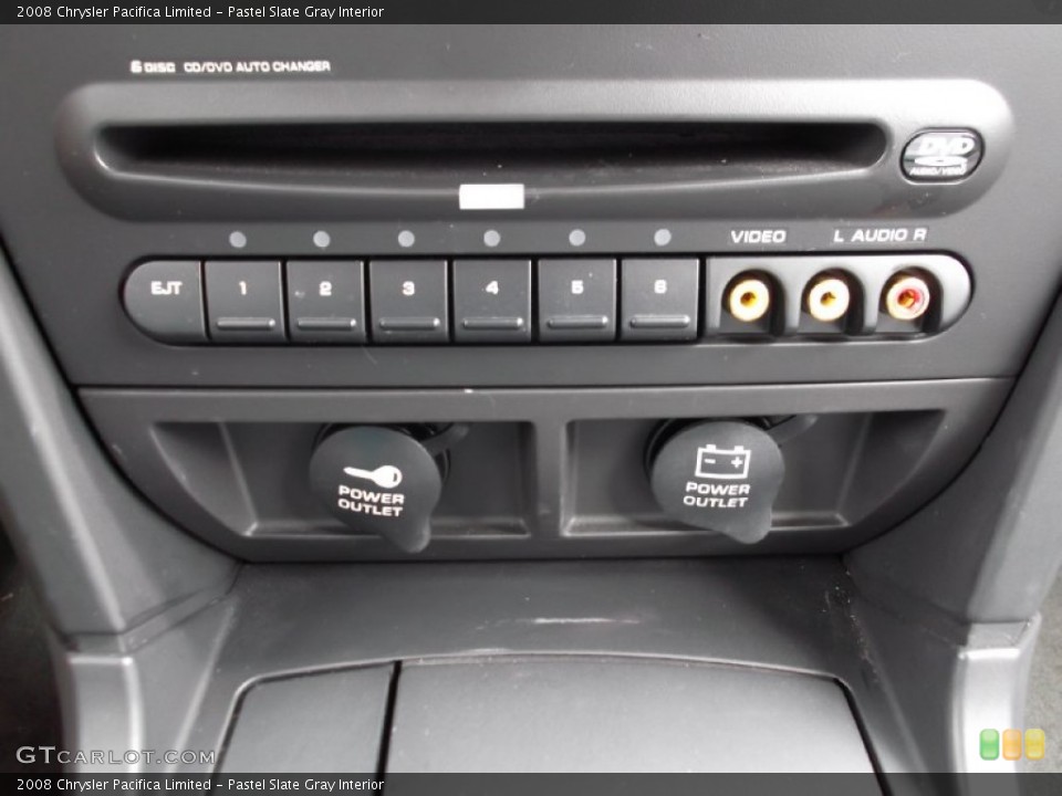 Pastel Slate Gray Interior Controls for the 2008 Chrysler Pacifica Limited #65861883