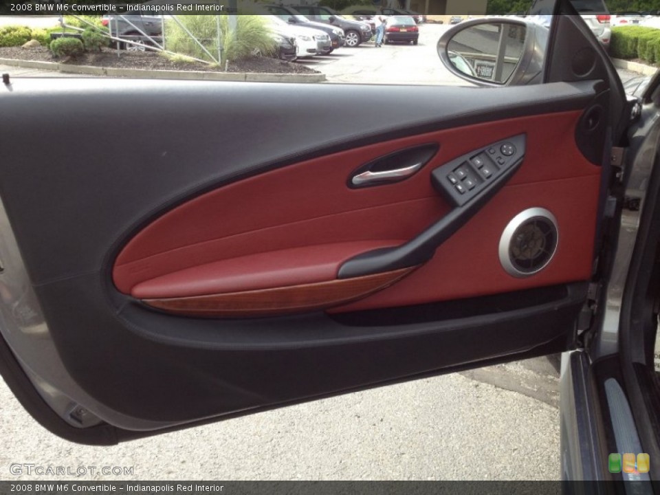 Indianapolis Red Interior Door Panel for the 2008 BMW M6 Convertible #65863674