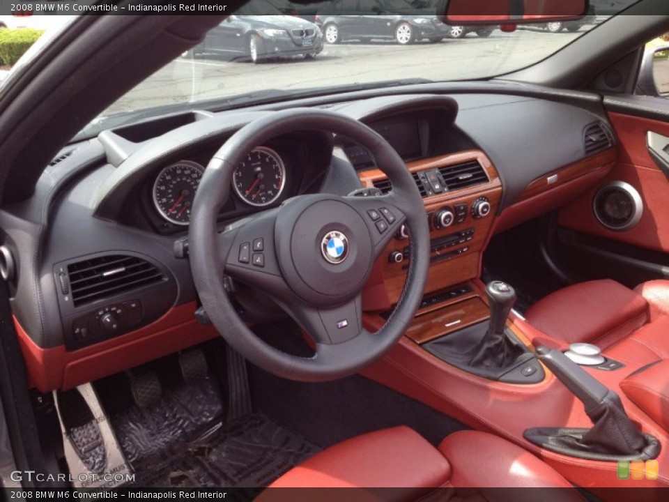 Indianapolis Red Interior Prime Interior for the 2008 BMW M6 Convertible #65863691