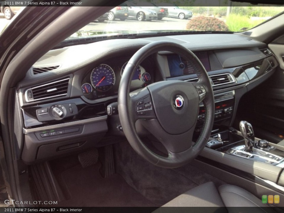 Black Interior Dashboard for the 2011 BMW 7 Series Alpina B7 #65863887