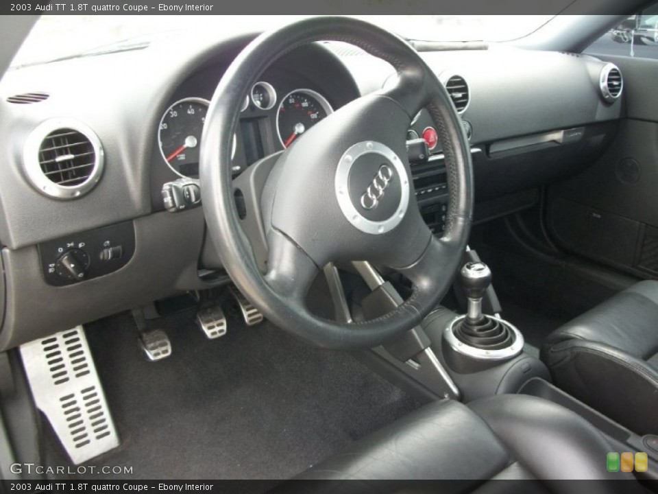 Ebony Interior Photo for the 2003 Audi TT 1.8T quattro Coupe #65865210
