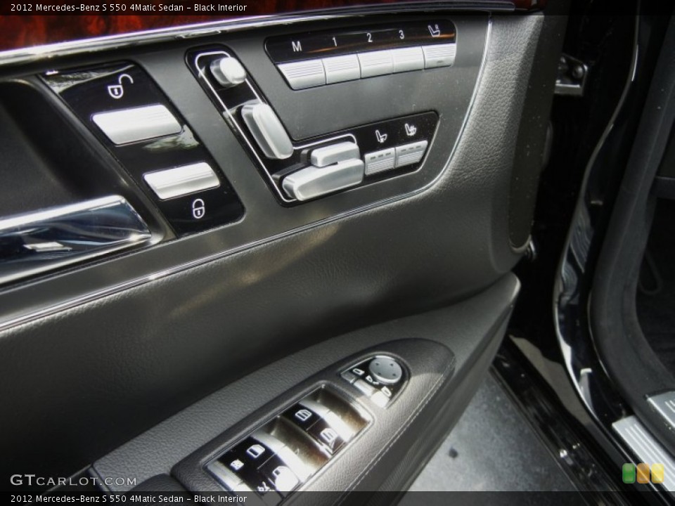 Black Interior Controls for the 2012 Mercedes-Benz S 550 4Matic Sedan #65866407