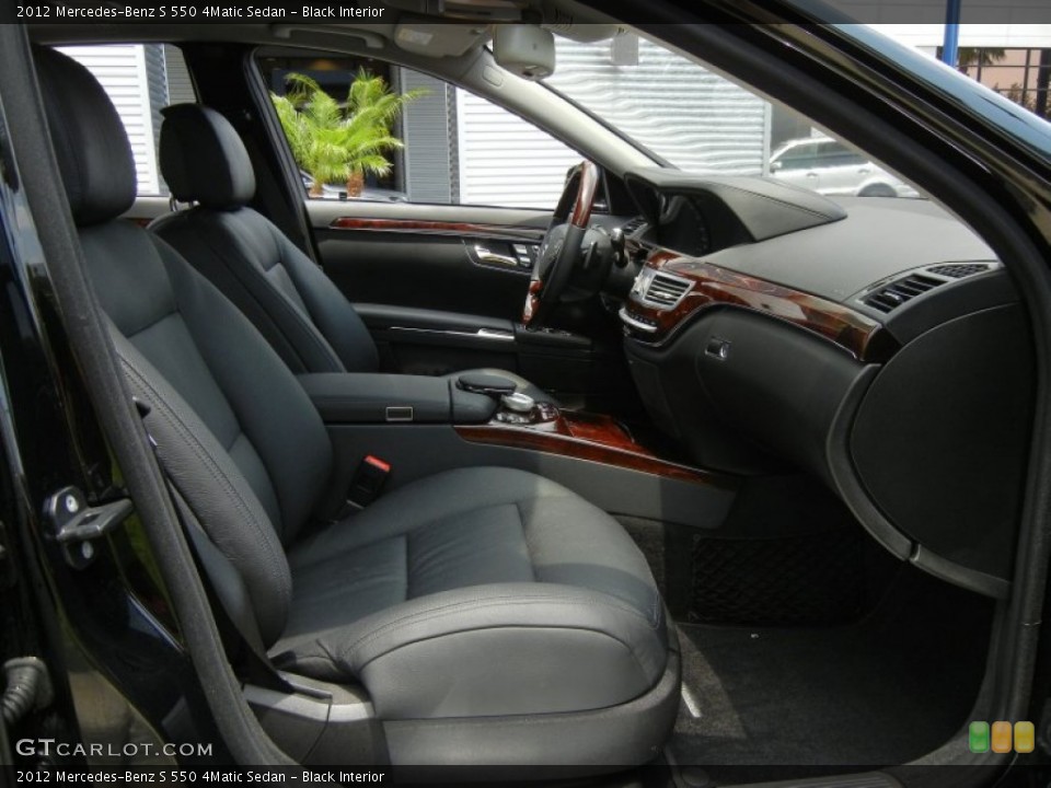 Black Interior Photo for the 2012 Mercedes-Benz S 550 4Matic Sedan #65866443