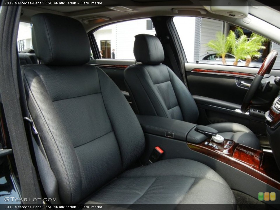 Black Interior Photo for the 2012 Mercedes-Benz S 550 4Matic Sedan #65866452
