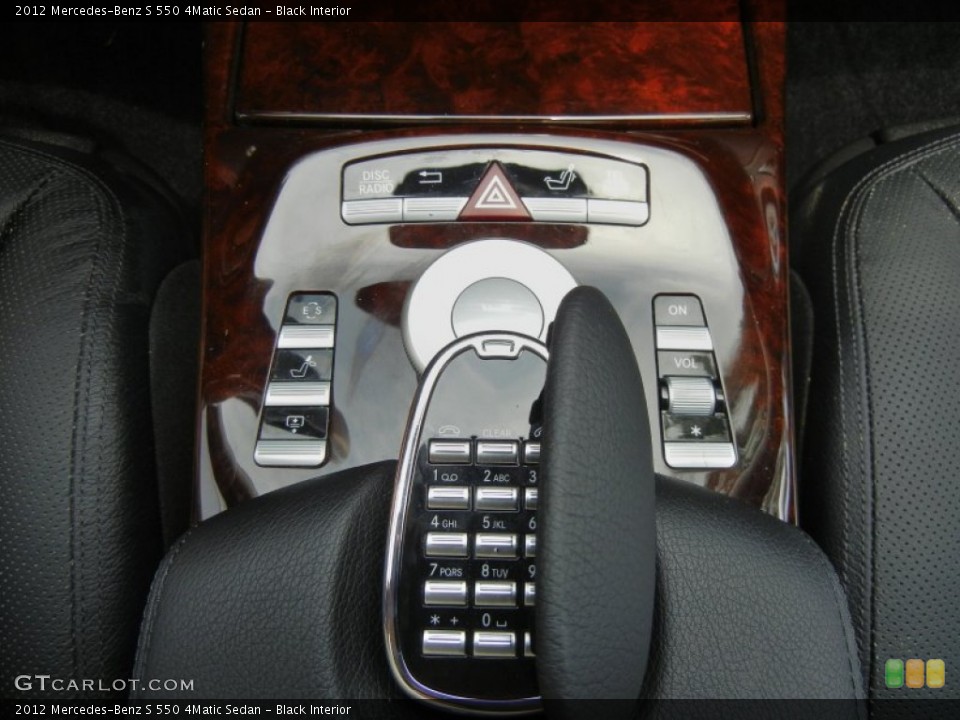 Black Interior Controls for the 2012 Mercedes-Benz S 550 4Matic Sedan #65866524