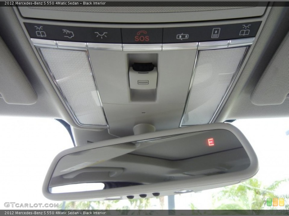 Black Interior Controls for the 2012 Mercedes-Benz S 550 4Matic Sedan #65866533