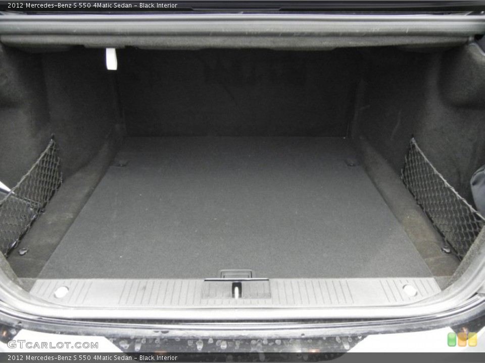 Black Interior Trunk for the 2012 Mercedes-Benz S 550 4Matic Sedan #65866551