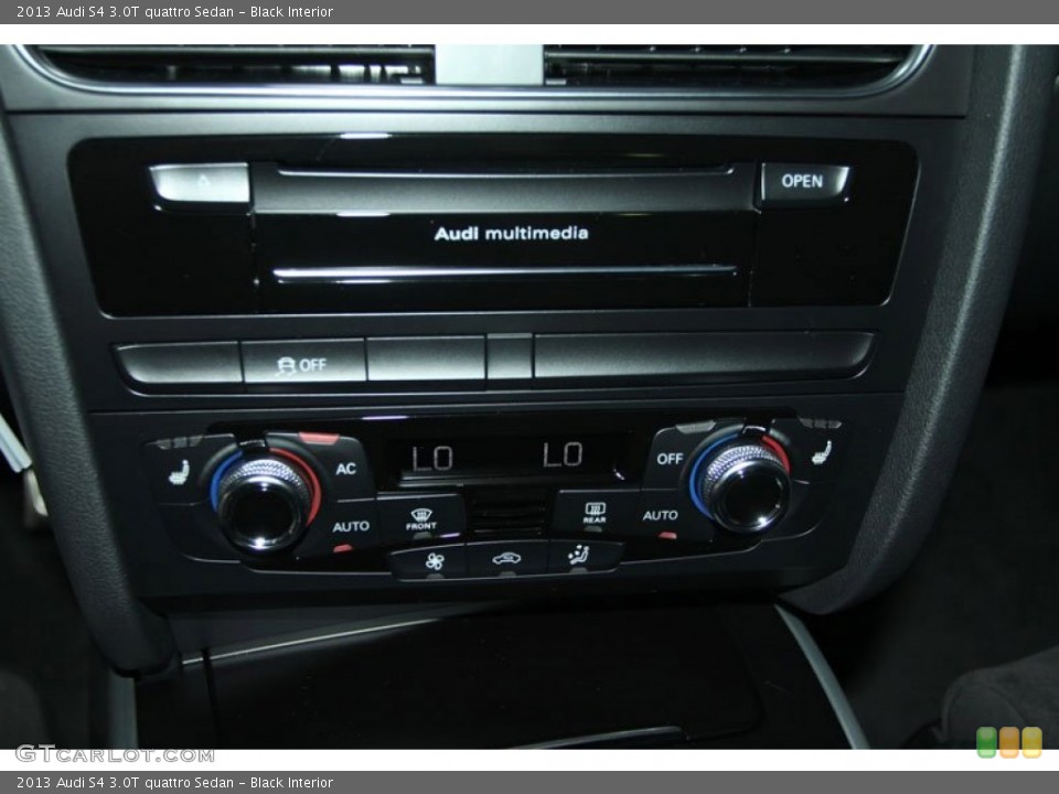 Black Interior Controls for the 2013 Audi S4 3.0T quattro Sedan #65866632