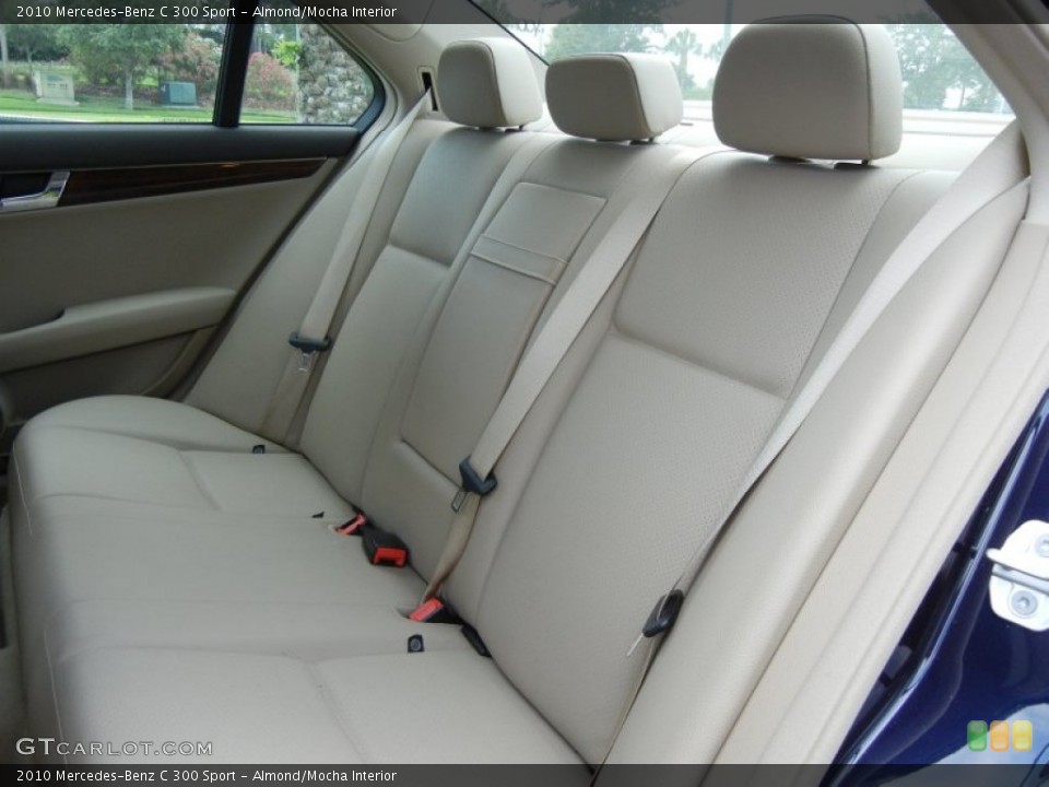 Almond/Mocha Interior Rear Seat for the 2010 Mercedes-Benz C 300 Sport #65866719