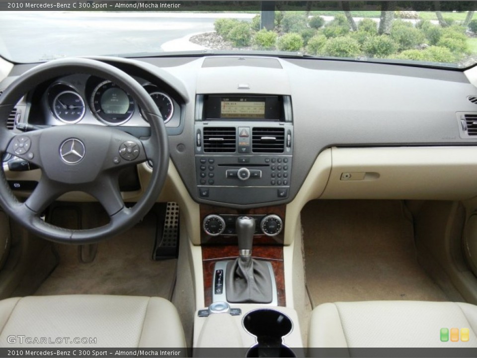 Almond/Mocha Interior Dashboard for the 2010 Mercedes-Benz C 300 Sport #65866746