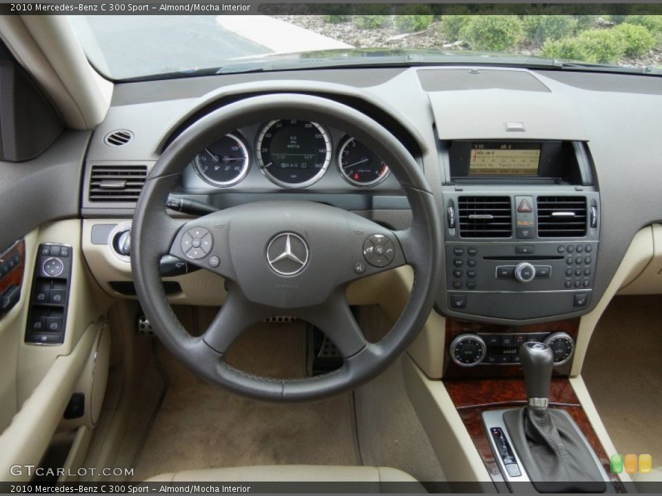 Almond/Mocha Interior Dashboard for the 2010 Mercedes-Benz C 300 Sport #65866752