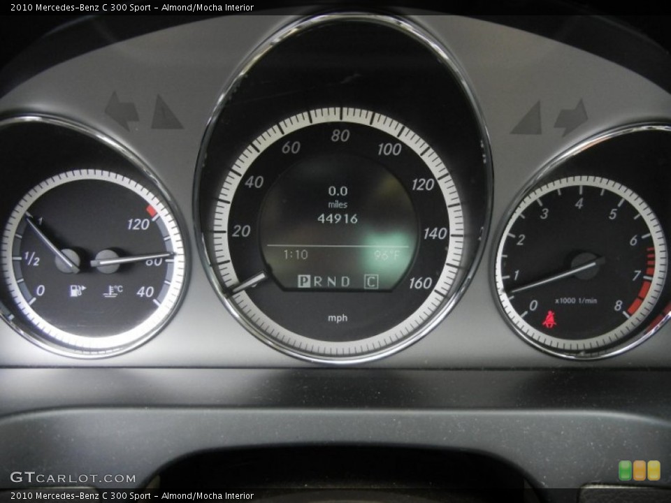 Almond/Mocha Interior Gauges for the 2010 Mercedes-Benz C 300 Sport #65866757