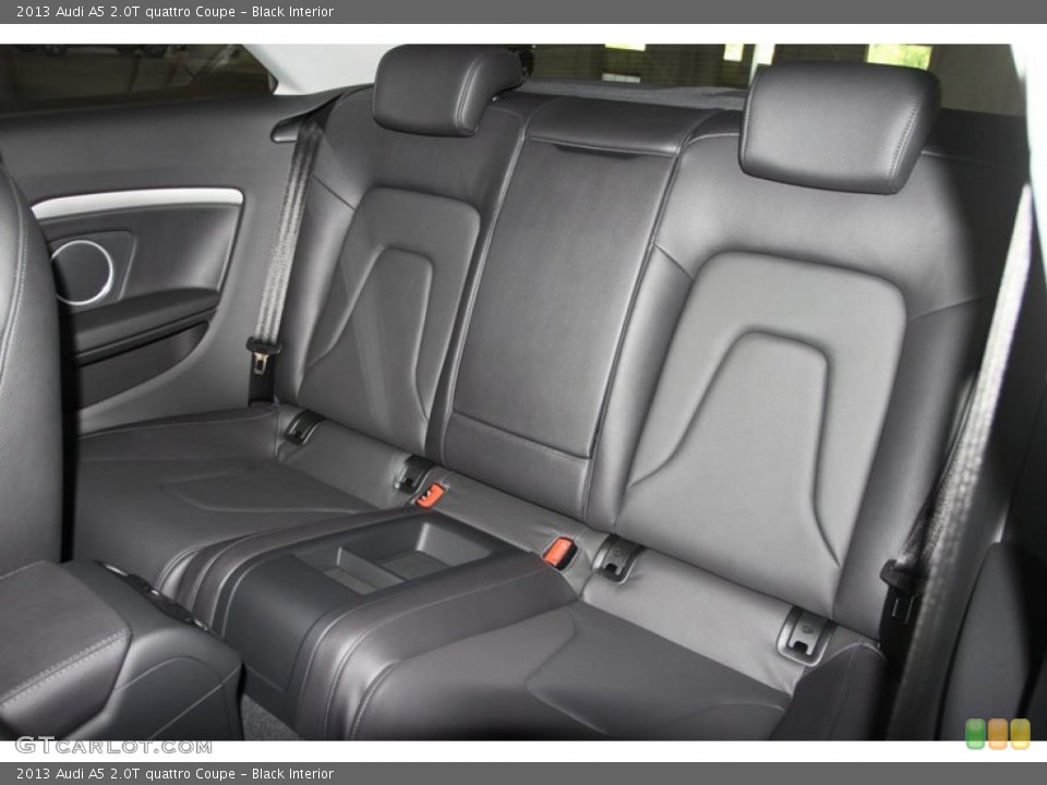 Black Interior Rear Seat for the 2013 Audi A5 2.0T quattro Coupe #65867022