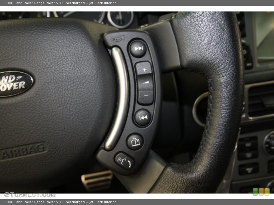 Jet Black Interior Controls for the 2008 Land Rover Range Rover V8 Supercharged #65868660