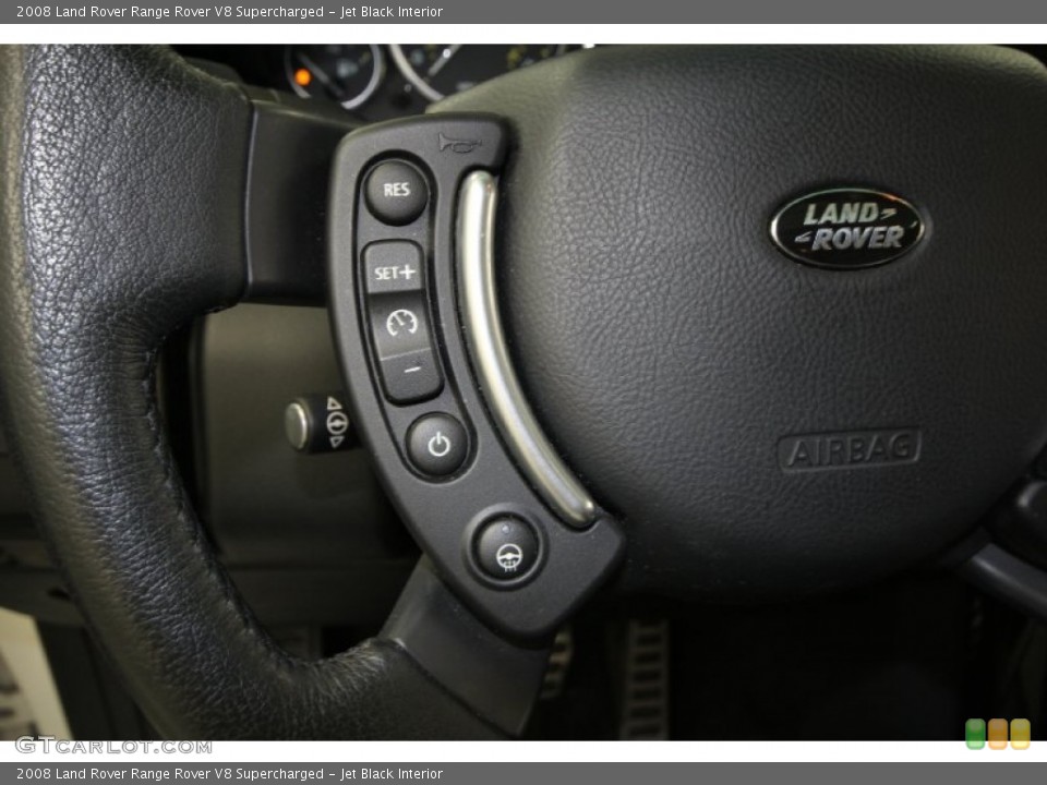 Jet Black Interior Controls for the 2008 Land Rover Range Rover V8 Supercharged #65868675