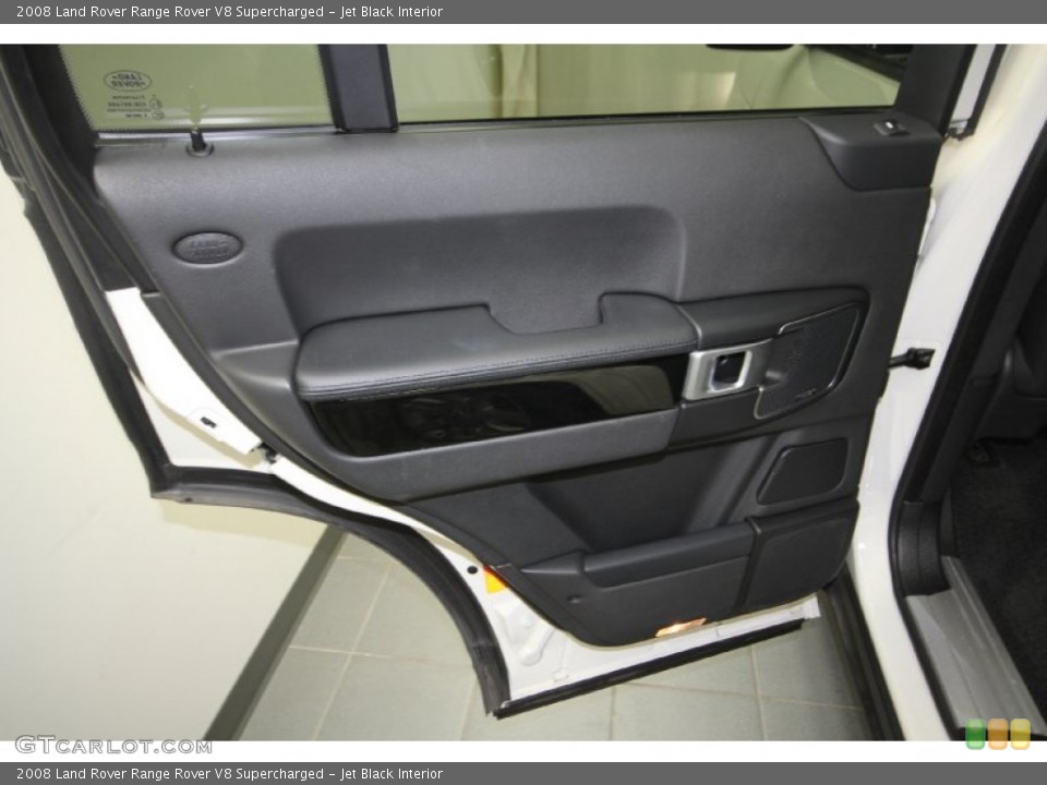 Jet Black Interior Door Panel for the 2008 Land Rover Range Rover V8 Supercharged #65868723