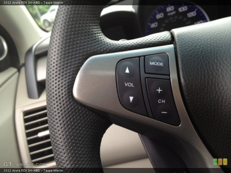 Taupe Interior Controls for the 2012 Acura RDX SH-AWD #65870385