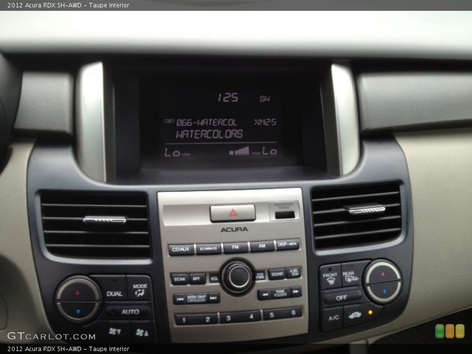 Taupe Interior Controls for the 2012 Acura RDX SH-AWD #65870391