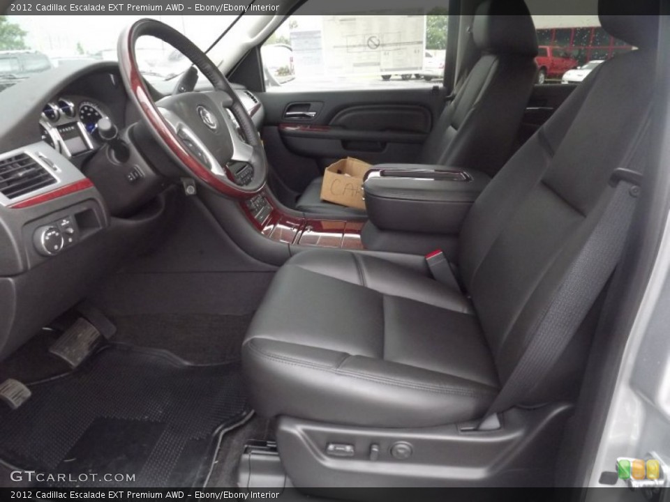 Ebony/Ebony Interior Photo for the 2012 Cadillac Escalade EXT Premium AWD #65873988