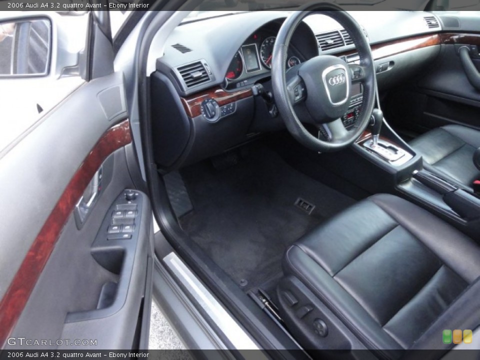 Ebony Interior Photo for the 2006 Audi A4 3.2 quattro Avant #65880374