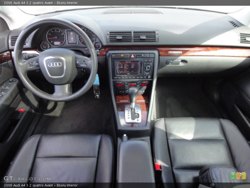 Ebony Interior Dashboard for the 2006 Audi A4 3.2 quattro Avant #65880538