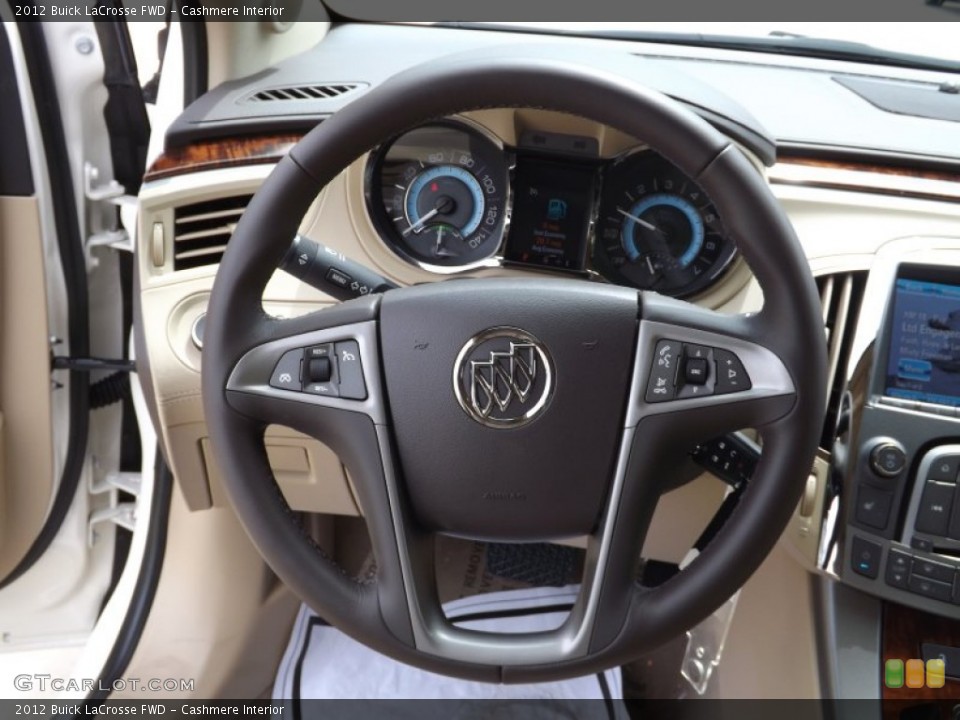 Cashmere Interior Steering Wheel for the 2012 Buick LaCrosse FWD #65881179