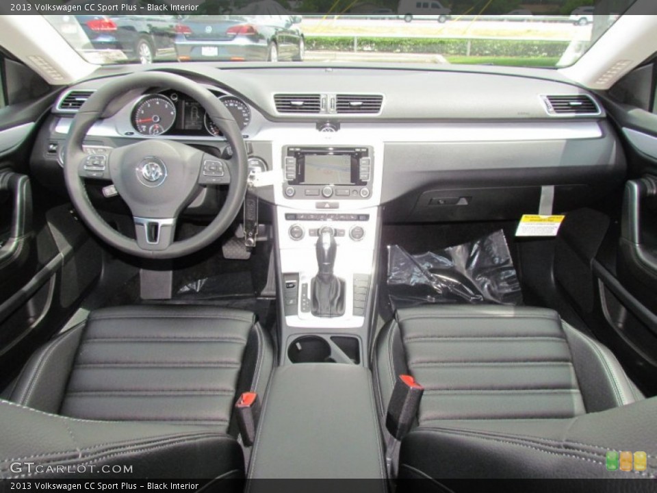 Black Interior Dashboard for the 2013 Volkswagen CC Sport Plus #65883726