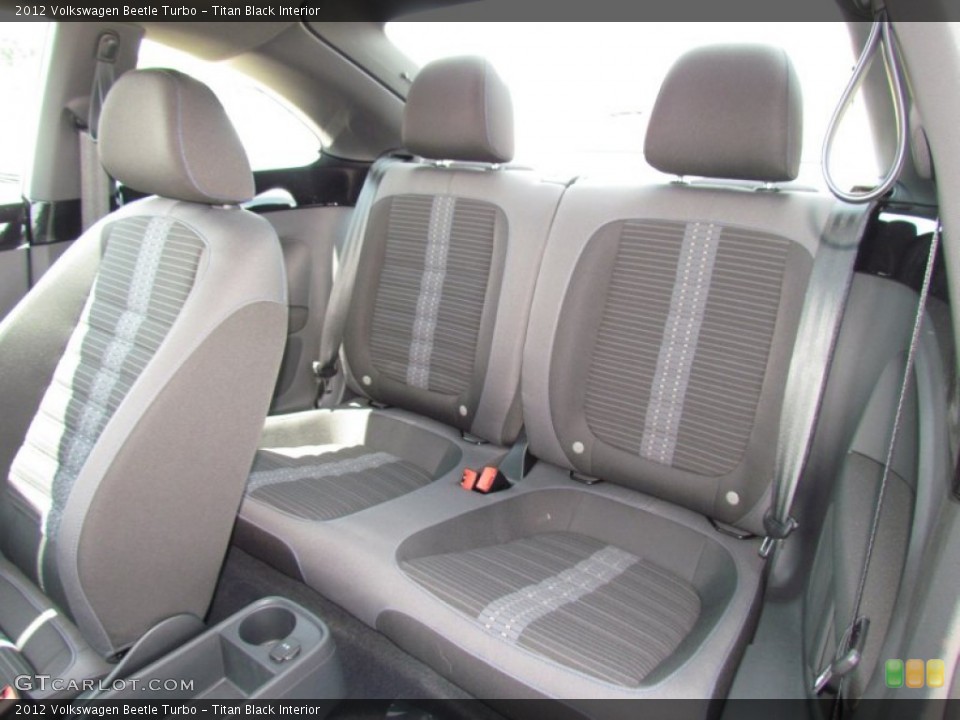 Titan Black Interior Rear Seat for the 2012 Volkswagen Beetle Turbo #65883942