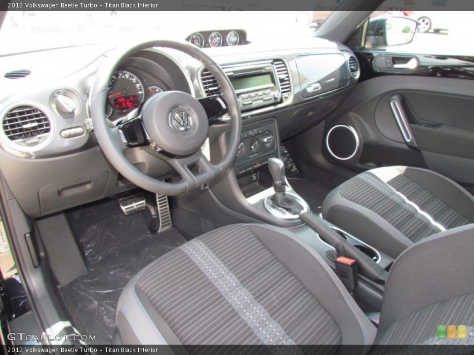 Titan Black Interior Prime Interior for the 2012 Volkswagen Beetle Turbo #65883951