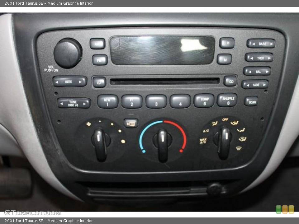 Medium Graphite Interior Controls for the 2001 Ford Taurus SE #65884764