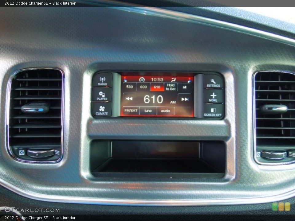 Black Interior Gauges for the 2012 Dodge Charger SE #65891451