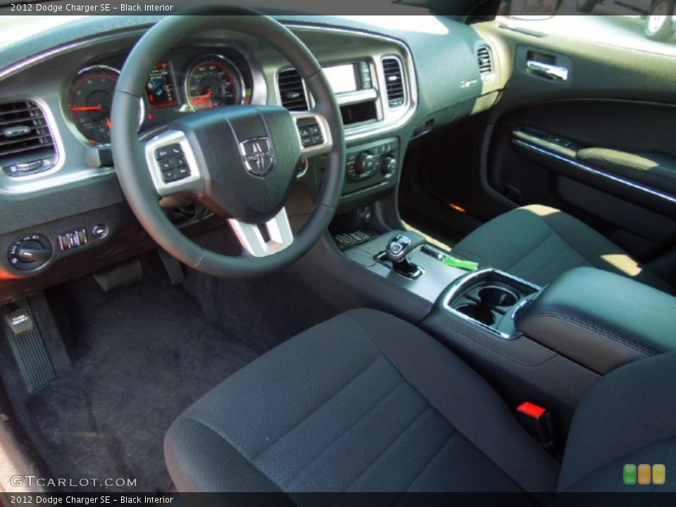 Black Interior Prime Interior for the 2012 Dodge Charger SE #65891580