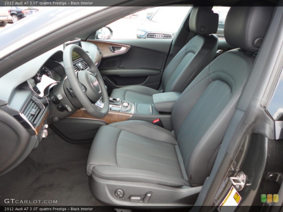 Black Interior Photo for the 2012 Audi A7 3.0T quattro Prestige #65893383